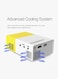 Generic Portable Mini Lcd Projector Yellow/White