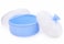 Star Babies - Adjustable Kids Shower Cap With Kids Powder Puff - Pack of 2 - Blue