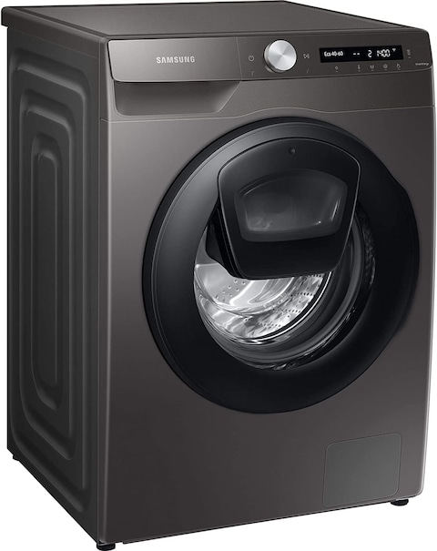 Samsung 8 Kg Front Load Washing Machine 1400 RPM Series 5+ Add Washer &amp; Wi-Fi Connected Graphite Rated Energy Class Color Silver Model - WW80T554DAN1 (International Version).
