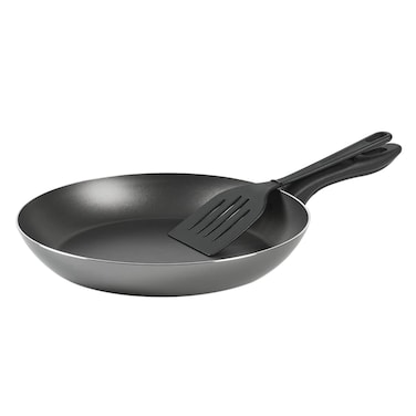Brinox Aluminium  Frying Pan 26cm With Spatula Silver