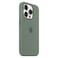Apple Silicone Case Cover With MagSafe For iPhone 15 Pro Cypress