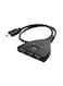 Generic - 3-Port HDMI Splitter 50centimeter Black