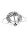 Generic Stainless Steel Dumplings Mold Silver 134x93x45mm
