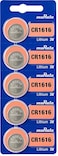 Murata CR1616 Lithium 3V (muRata) Japan Batteries &ndash; 5 Pieces