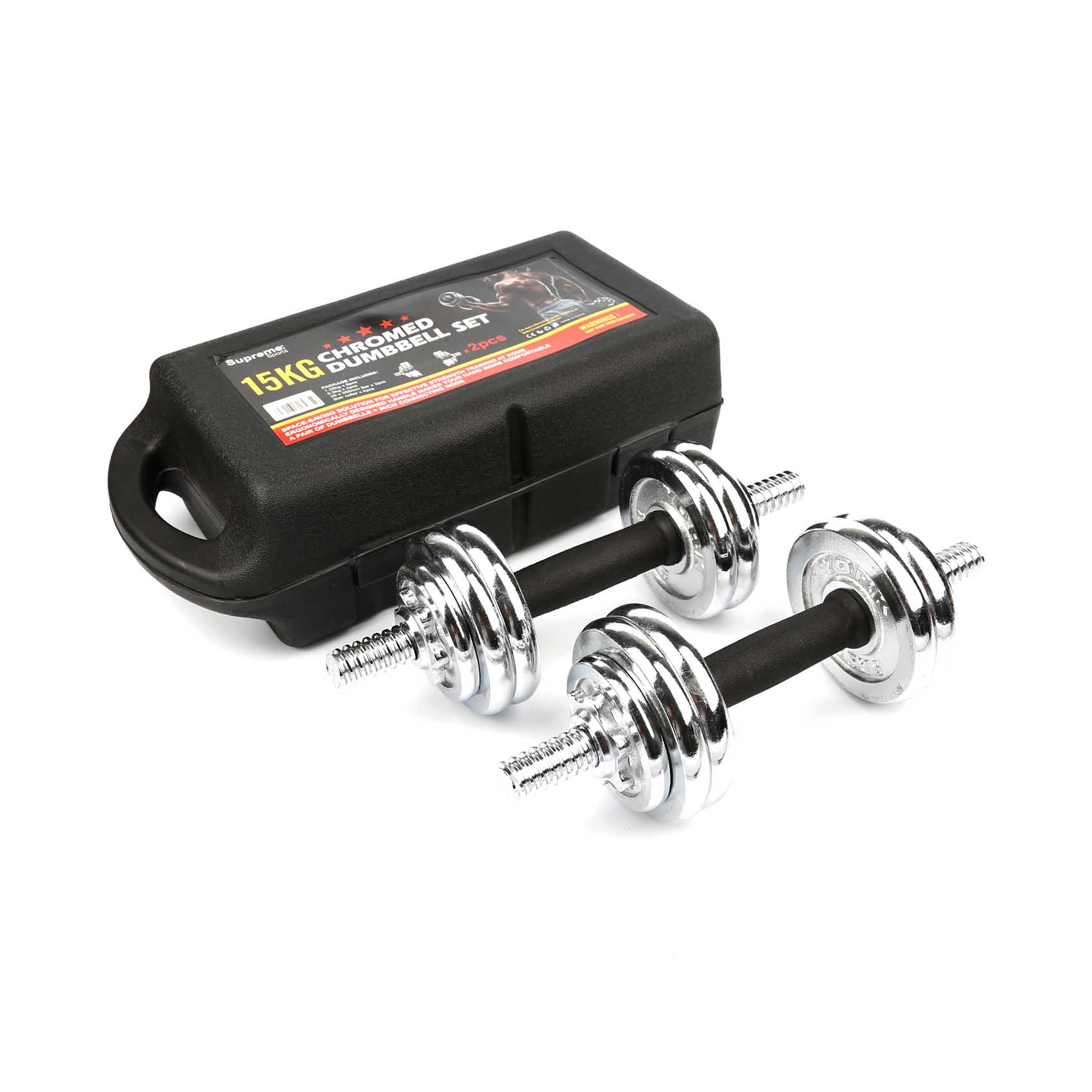 Buy Supreme Dumbbell Set 15KG Online | Carrefour Qatar