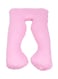 Generic U-Shaped Maternity Pillow Cotton Pink 120X80cm