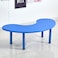 Plastic Kids Crescent Shaped Table