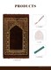 NOOR-1 Ramadan gift box with a set of supreme quality cap,musalah , tasbih and miswak