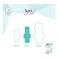 Sofy Anti-Bacterial Original Slim Sanitary Pads With Wings Large White 28 Pads