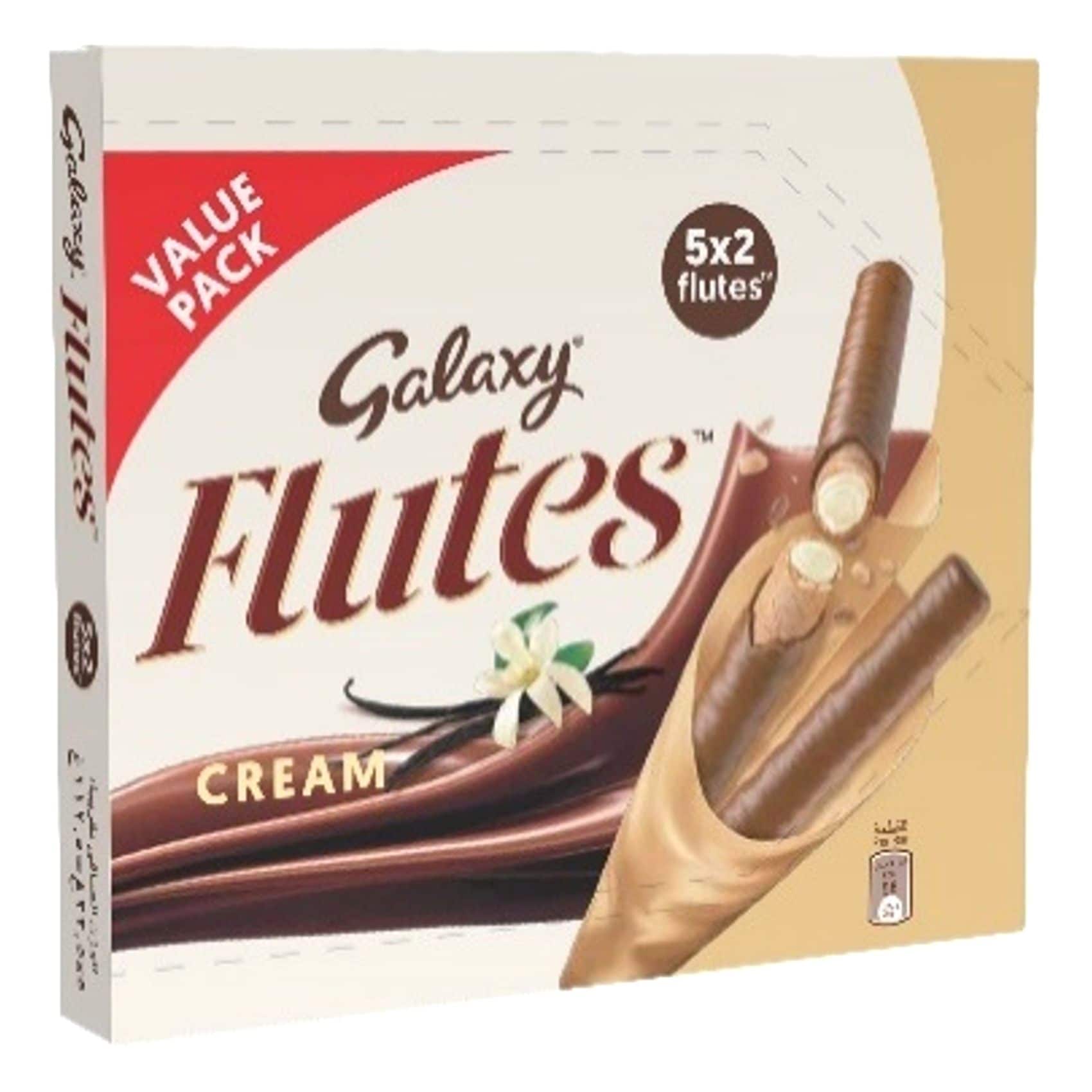 Galaxy Cream Flutes 22.5g X5