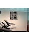 Spoil Your Wall Home Sweat Home Gym Wall Sticker Black