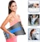 Generic Back Stretcher - 3 Heights Adjustable Back Stretcher For Pain Relief, Lower Back Stretcher With Massaging Points &amp; Cushion Foam, Spine Deck For Office Chair, Car, Travel(Blue)
