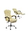 Sulsha Furniture Ergonomic Computer Desk Chair For Office And Gaming Chair With Headrest, Back Comfort And Lumbar Support - Beige