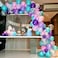 Party Time Unicorn Balloons Arch &amp; Mermaid Balloon Garland Kit - 116 Pearl Purple Pink Mint Green White Latex Balloons with Silver Confetti for Wedding Baby Shower Unicorn Mermaid Birthday Party Decor