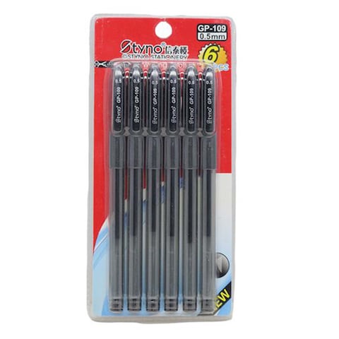 STYNO GEL PENS 6 PCS MU/Y018