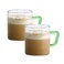 BOROSIL COLOUR MUG 190ML GREEN HANDLE, BVCM190GR02, 2PCS SET, 190ML