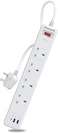Honeywell 4 Out Surge Protector with Master Switch