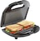 Impex Sw 3601 Sandwich Maker 2 Slice With Non Stick Coated Plate Skid Resistant Feet Cool Touch Housing, Black