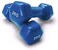 Deluxe Vinyl Dumbbell Hand Weight Set-2KG*2