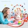 Play Mat Activity Gym for Baby - Kick and Play Newborn Toy with Piano for Baby