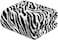 Fabienne Silky Soft Bed Blanket Flannel Throw King Size With Zebra Print
