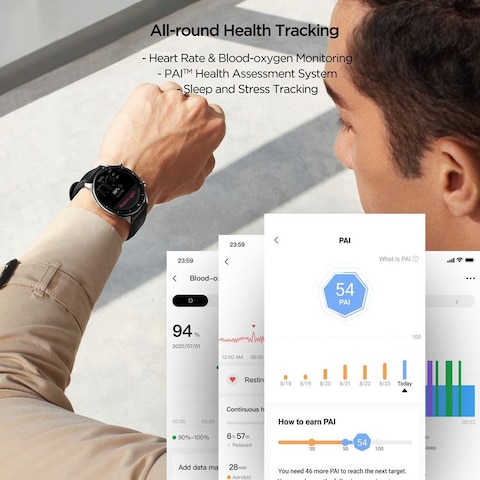Amazfit Smart Watch GTR 2 - Thunder Black