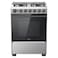 Midea Gas Cooker With Full Safety CME6060-D Silver/Black 60x60cm