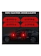 Generic - 4-Piece Open Safety Warning Reflective Sticker