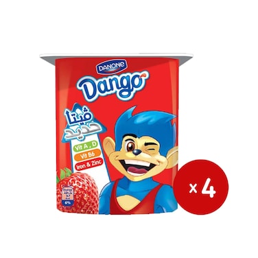 دانجو فراولة - 105 جم 3+1