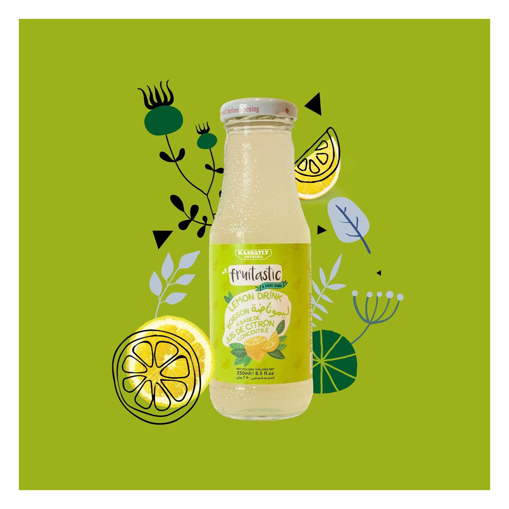 Kassatly Fruitastic Lemonade Fruit Juice 250ML