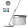 Yuniverse Spin Mop Bucket Set 360&deg; Flat Mop With Self-Separation Dirty And Clean Water System 2 Piece Microfiber Pad Extended Handle -MOP16319