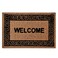 AE Natural PVC &amp; Coir "Welcome" Patterned Border - 40 x 60cm