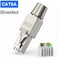 DKURVE&reg; RJ45 Plug for Cat6a Cat6 Cables Toolless modular Connectors Network For Cables Male Modular Plug