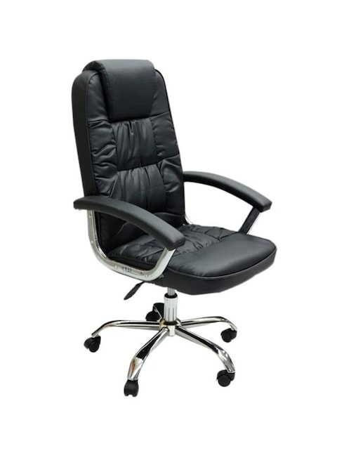 Sulsha Furniture Executive Ergonomic Office Chair, Computer Desk Chair, PU Leather, Steel Structure, Smooth Lumbar Support With Adjustable Height
