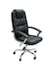Sulsha Furniture Executive Ergonomic Office Chair, Computer Desk Chair, PU Leather, Steel Structure, Smooth Lumbar Support With Adjustable Height