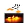 5W 4Pcs Grille Daytime Running Light, 12V Driving Fog Lamp Amber Smoked Car Front Kits, 500Lm Lumens, ABS Material with IP67 Waterproof Rating
