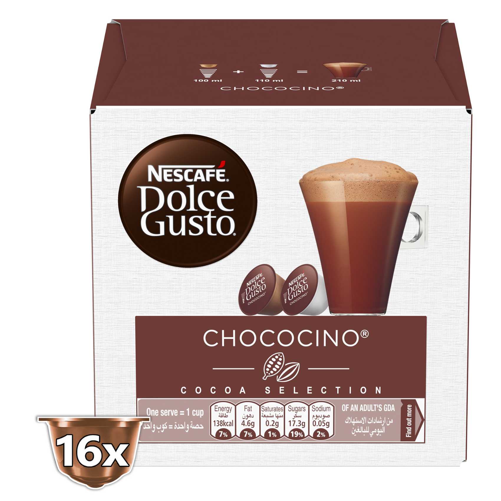 Nescafe Dolce Gusto Chococino Coffee 16 Capsules