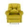 American Polo Velvet Rocking Recliner Chair - Gold - American Polo