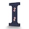 Remson Mag-X Phone Grip Strap with Magnetic Phone Kickstand (Navy Blue/Orange)