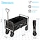 Teknum Folding Wagon Cart w / Canopy - Black