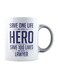 muGGyz Printed Ceramic Coffee Mug White