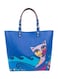 Biggdesign Owl And City Printed Shoulder Bag Blue/Pink/Yellow