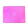 Generic 50X40Cm Silicone Non-Stick Rolling Fondant Mat Cake Dough Fondant Rolling Kneading Mat Baking Mast With Scale Pink
