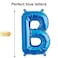 Baby Shower Balloon Banner, 16 Inch Foil Baby Boy Letter Balloon Sign for Gender Reveal Party Baby Shower Decorations and Supplies (Blue)