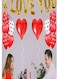 Generic 35-Piece Valentine I Love You Pattern Decorative Latex Balloon An002