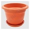 KENPOLY ROUND PLANTER NO.1 BROWN