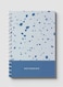 Lowha Spiral Notebook With 60 Sheets And Hard Paper Covers With Terrazzo Style Design, For Jotting Notes And Reminders, For Work, University, School
