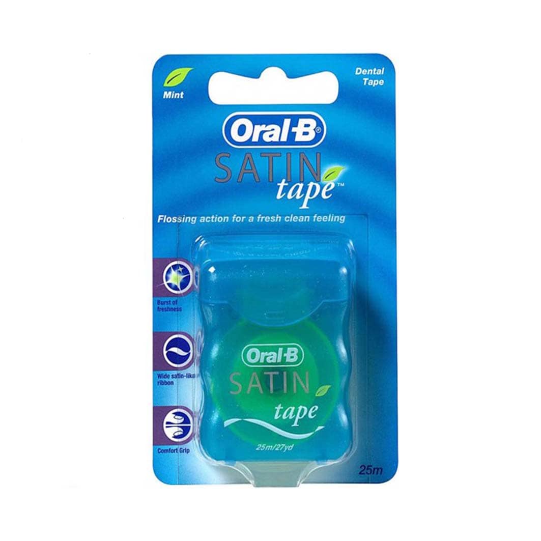 OralB Satin Mint Dental Tape 25M Online | Carrefour Lebanon