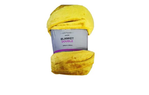 BLANKET DOUBLE SPICEY MUSTARD 200X