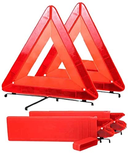 Buy Abbasali Safety Triangle Warning Kit Foldable Emergency Warning ...